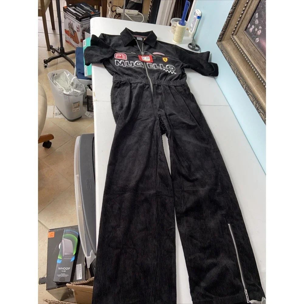 PUMA Ferrari GC Race Suit M Black Mugello Racing Team Jumpsuit F1 Motorsport